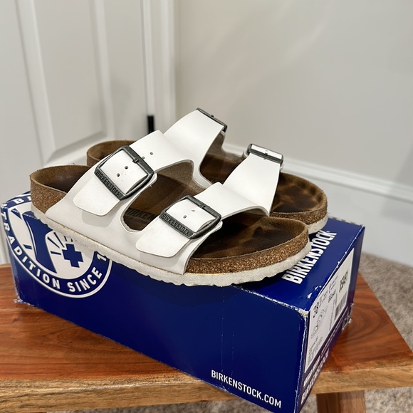 Birkenstock Shoes - Birkenstock Arizona Slide Sandal